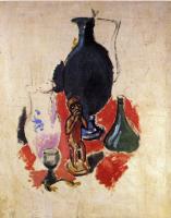 Matisse, Henri Emile Benoit - still life with black statuette